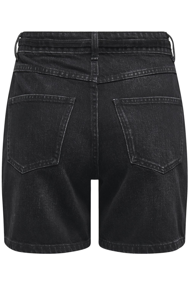 ONLGIANNA MW BELTED SHORTS AZG DNM 15340706 WASHED BLACK